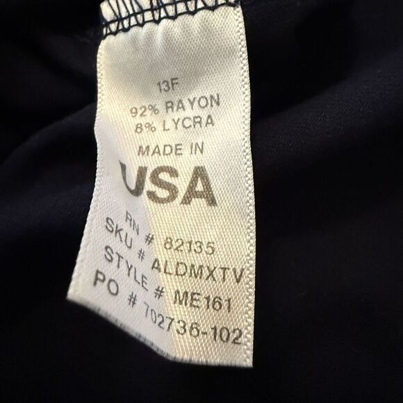 Fresh Produce Navy & Green Smocked Back Maxi Dress Sz M - Picture 8 of 14